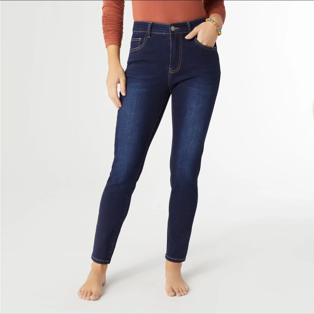 Coco + Carmen EverStretch Skinny Ankle - Indigo Dark Denim
